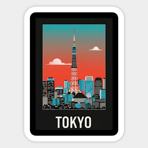 Tokyo Sticker by TshirtMA